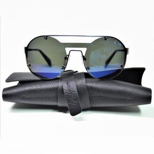 Yohji Yamamoto Mirrored Aviator Sunglasses